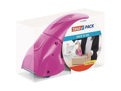 Tejphållare TESA Pack-n-Go rosa