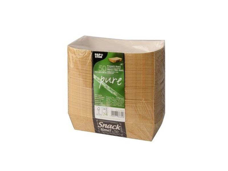 Matbricka PAPSTAR 105x170x38mm 50/fp