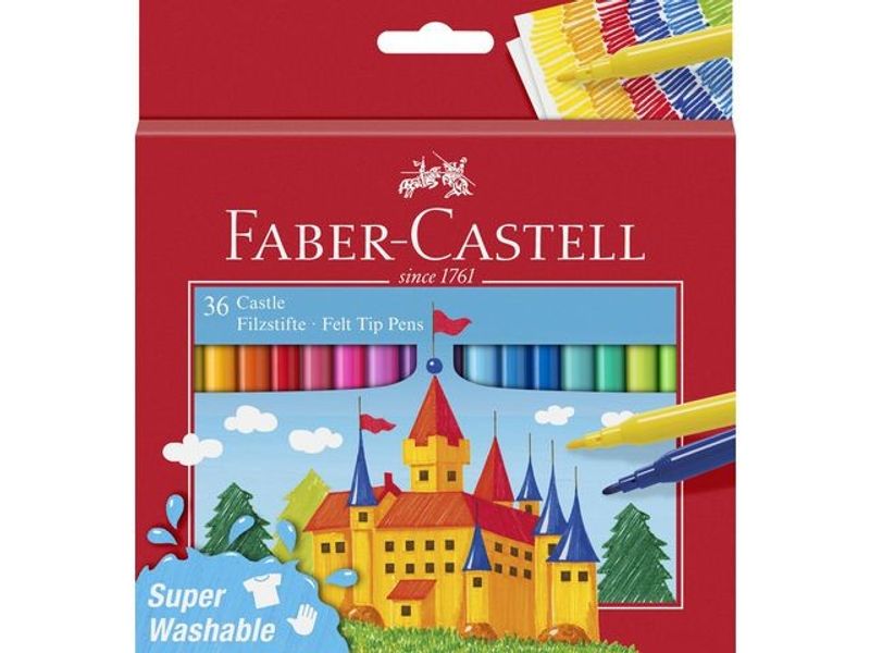 Fiberpenna Barn sorterade färger 36/fp
