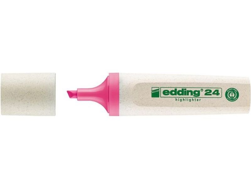 Överstrykningspenna EDDING 24 ECO rosa