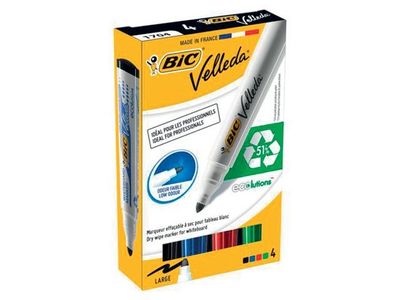 Whiteboardpenna BIC Velleda1701 ECO 4/fp