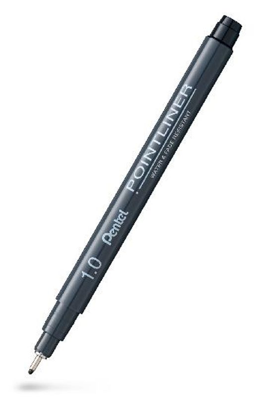 Fineliner Pentel POINTLINER 1,0 svart