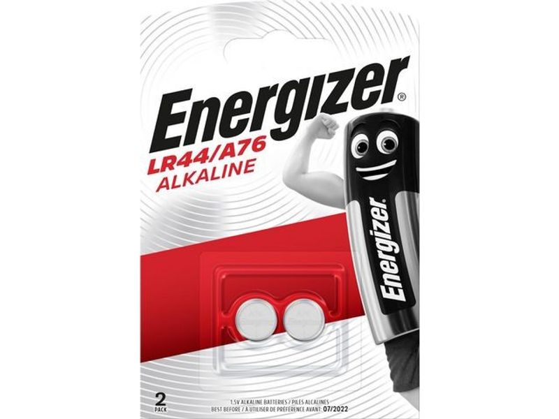 Batteri ENERGIZER A76/LR44 2/fp