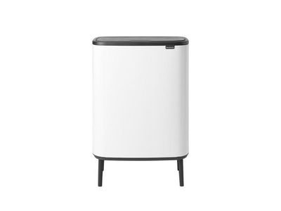 Papperskorg BRABANTIA Bo Touch 60L vit