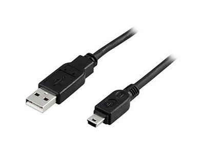 Kabel DELTACO USB - Mini USB 2m svart