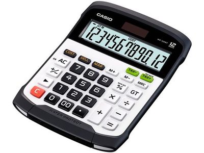 Bordsräknare CASIO WD-320MT vit