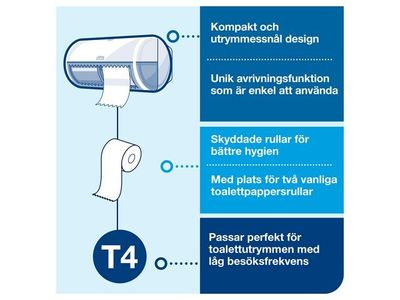 Toalettpapper TORK Pre T4 3-lag 42/fp