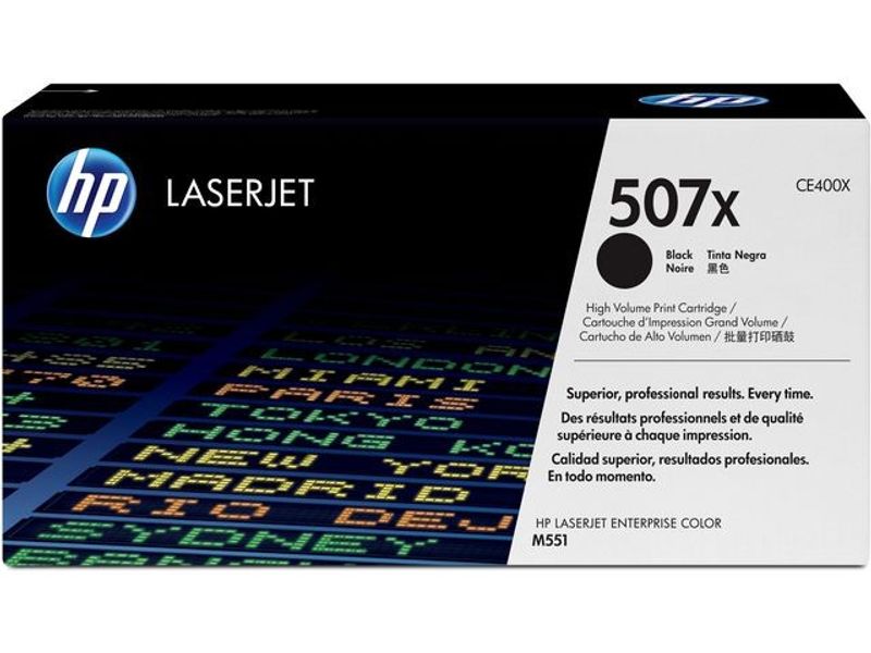 Toner HP CE400X 507X 11K svart