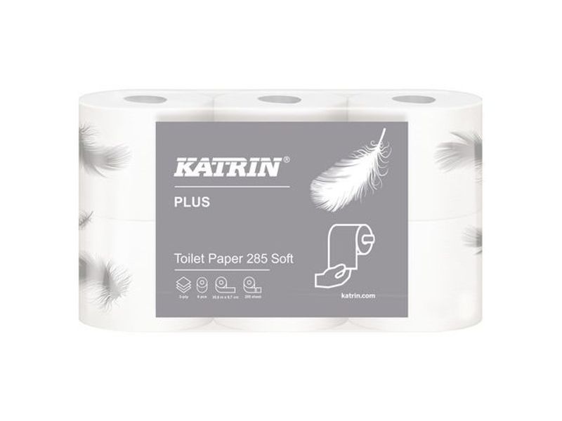 Toalettpapper KATRIN Plus 285 Soft 42/fp