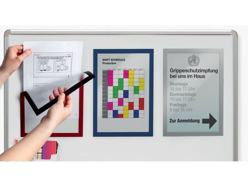 Magnetram DURAFRAME A4 svart 5/fp