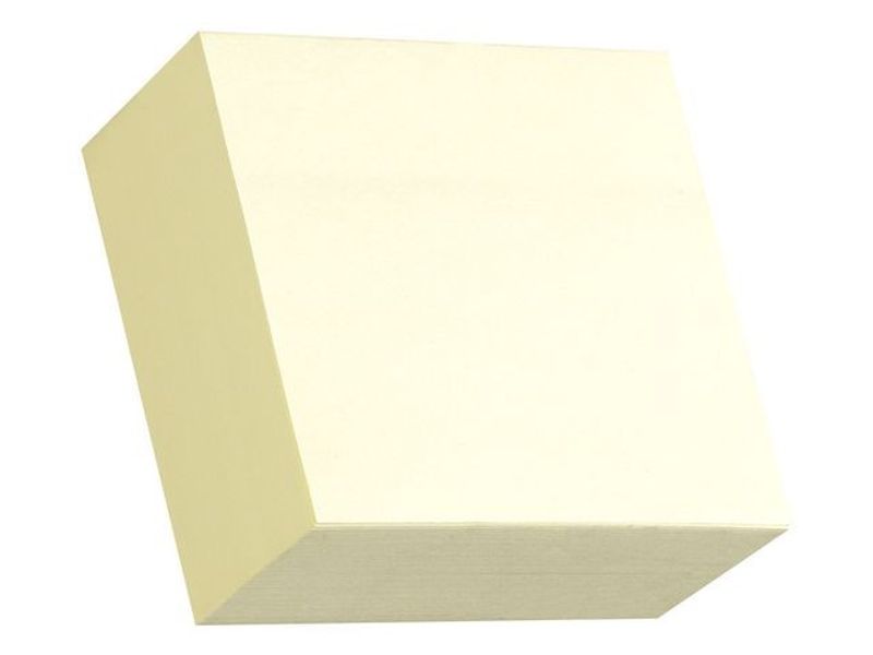 Notes STANDARD kub 76x76mm gul 450bl