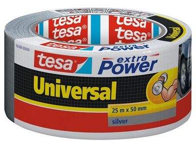 Vävtejp TESA Extra Power 50mmx25m silver