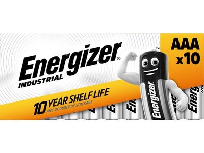 Batteri ENERGIZER Industrial AAA 10/fp