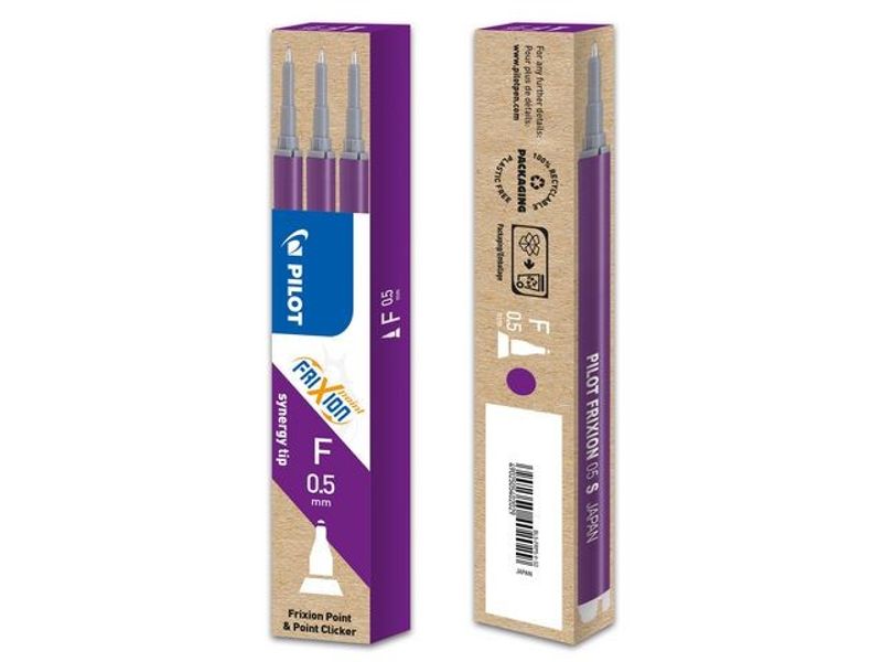 Refill PILOT Frixion Syner 0,5 lila 3/fp