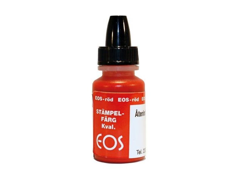 Stämpelfärg EOS röd 10ml