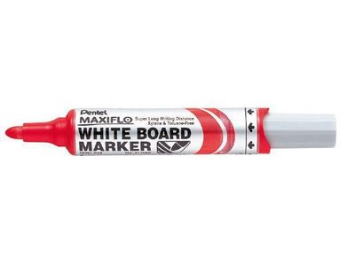 Whiteboardpenna PENTEL Maxiflo rund röd