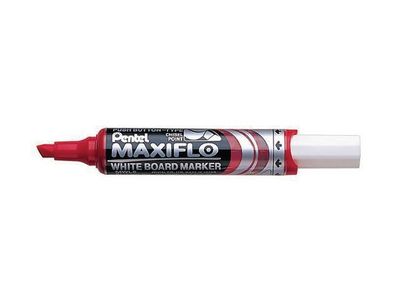 Whiteboardpenna PENTEL Maxiflo sned röd