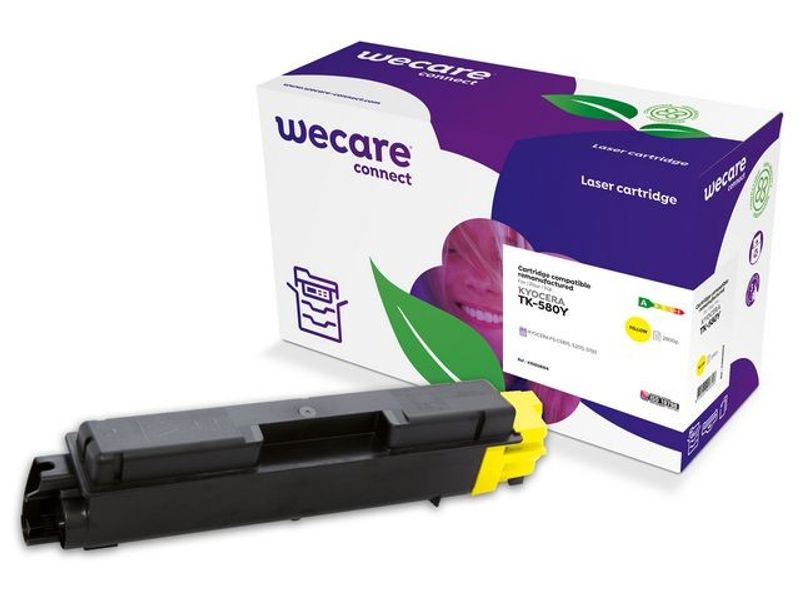 Toner WECARE KYOCERA TK-580Y 2,8K gul