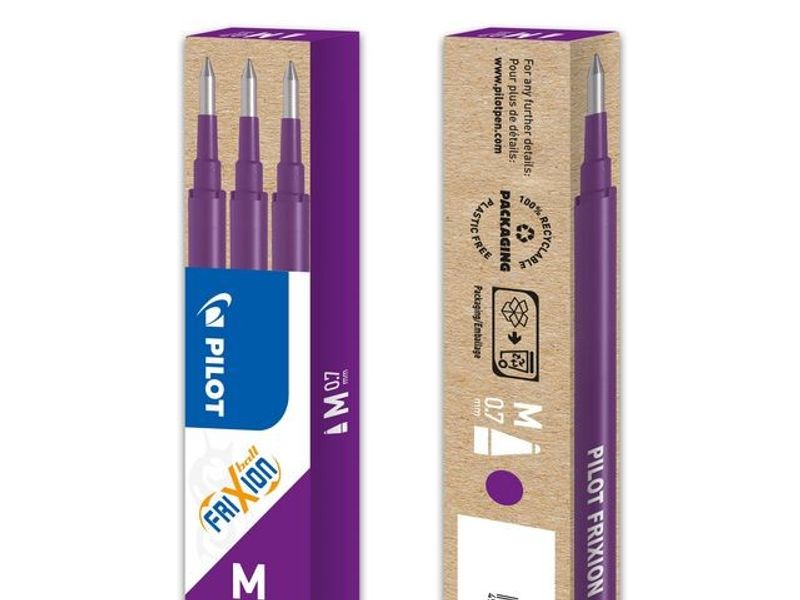 Refill PILOT Frixion 0,7mm violett 3/fp