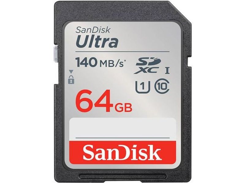 Minneskort SANDISK SDXC Ultra 64GB