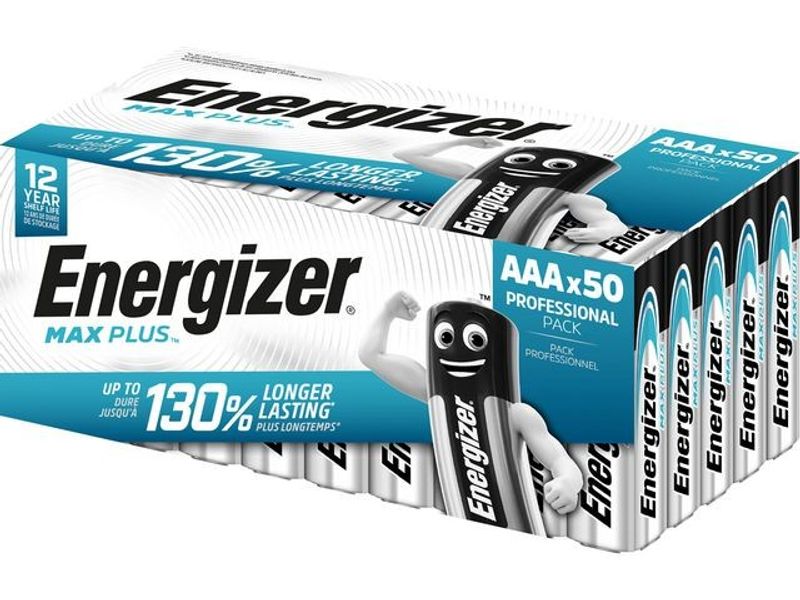 Batteri ENERGIZER Max Plus AAA 50/fp