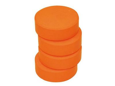 Färgpuckar 57mm, orange 6/fp