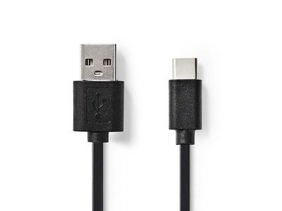 Kabel NEDIS USB-A-USB-C 2m svart