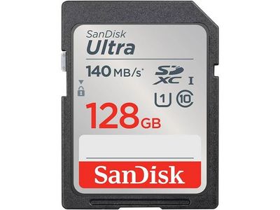 Minneskort SANDISK SDXC Ultra 128GB