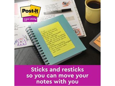 Notes POST-IT linjerat 102x152mm gul