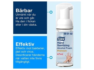 Handdesinfektion TORK skum 47ml 24/fp