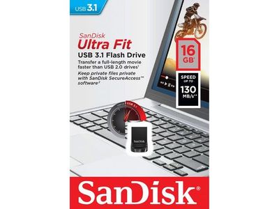 USB-Minne SANDISK Ultra Fit USB3.1 64GB