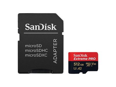 Minneskort SANDISK MicroSDXC E. Pro512GB