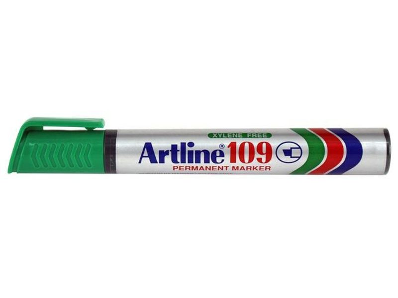 Märkpenna ARTLINE 109 sned 2-4mm grön