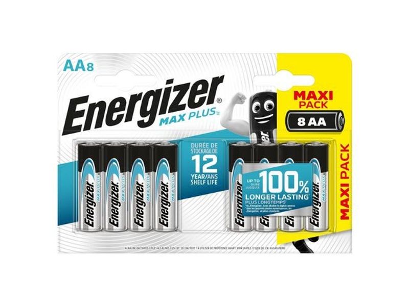 Batteri ENERGIZER Max Plus AA 8/fp