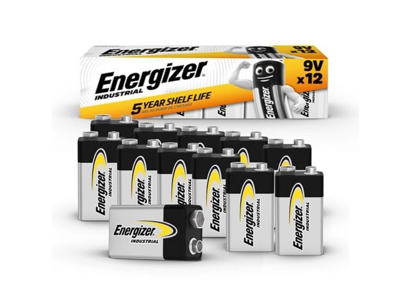 Batteri ENERGIZER Industrial E 9V 12/fp