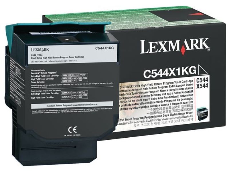 Toner LEXMARK C544X1KG 6K svart