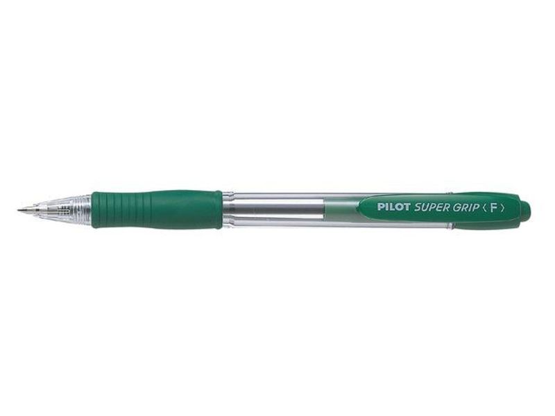 Kulpenna PILOT Super Grip fine 0,7 grön