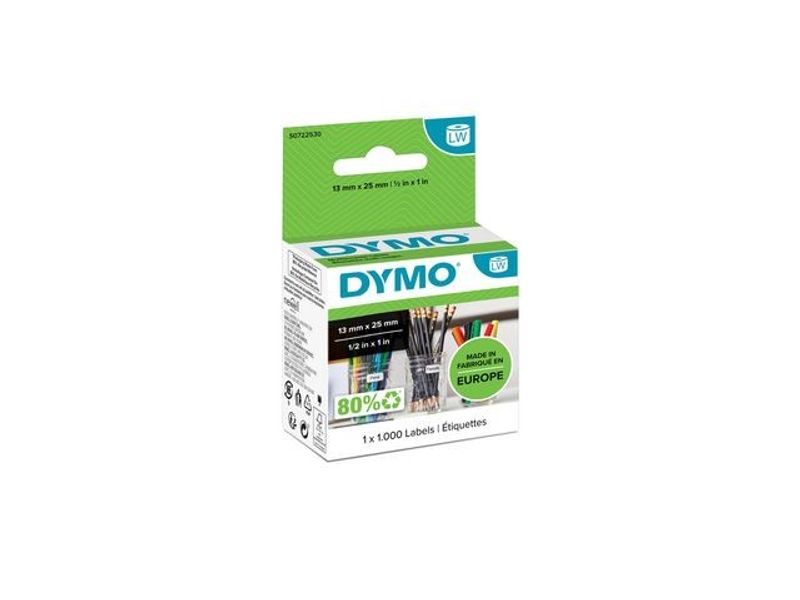 Etikett DYMO S0722530 25x13 mm 1000/fp