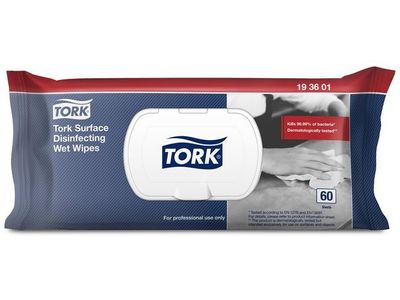 Ytdesinfektionsduk TORK 60/fp