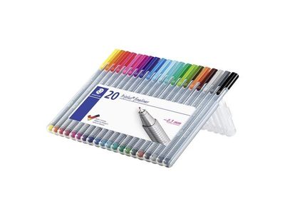 Fineliner STAEDTLER triplus 20 färger