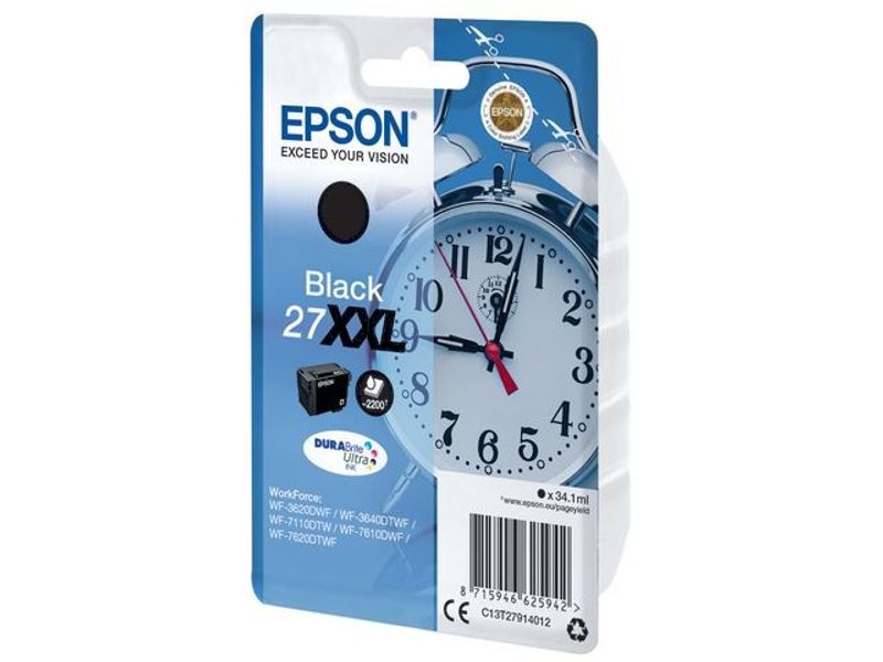 Bläckpatron EPSON C13T27914012 XXL svart