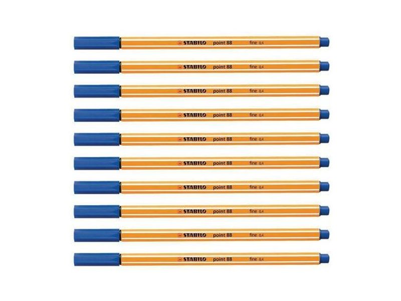 Fineliner STABILO Point 88 blå