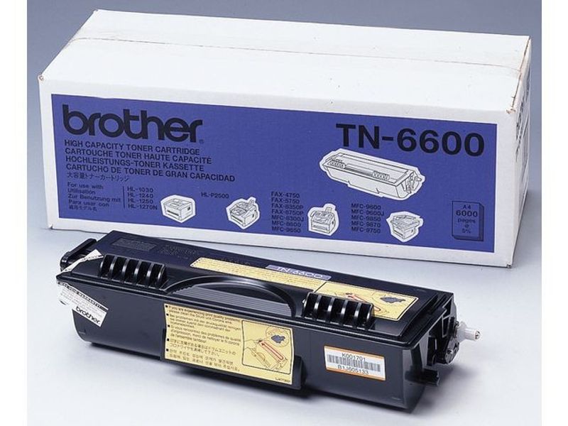 Toner BROTHER TN6600 6K svart