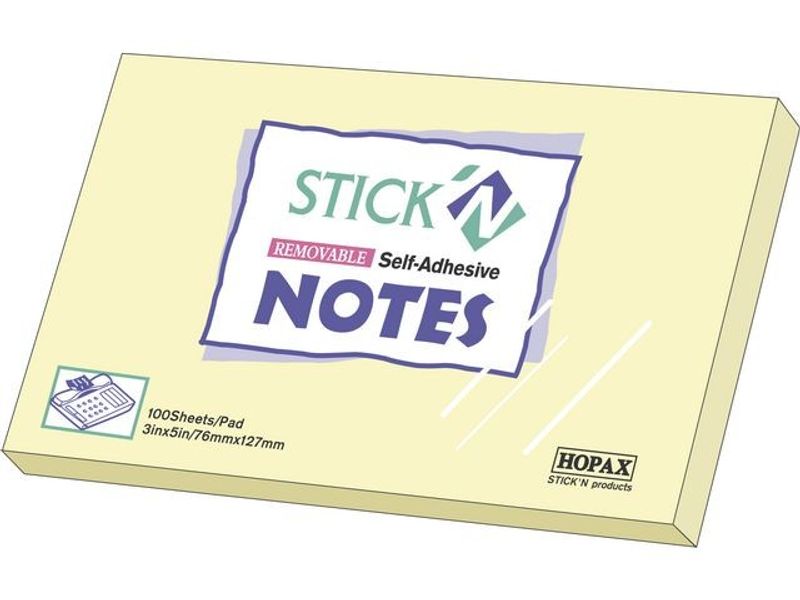 Notes Stickn Notes 76x127mm gul