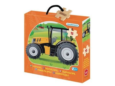 Träpussel Traktor 15 KÄRNAN bitar