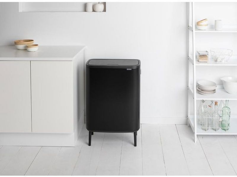 Papperskorg BRABANTIA Bo Touch 2x30L sv