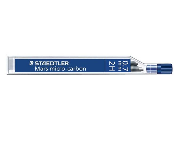 Reservstift STAEDTLER 0,7mm 2H 12/fp