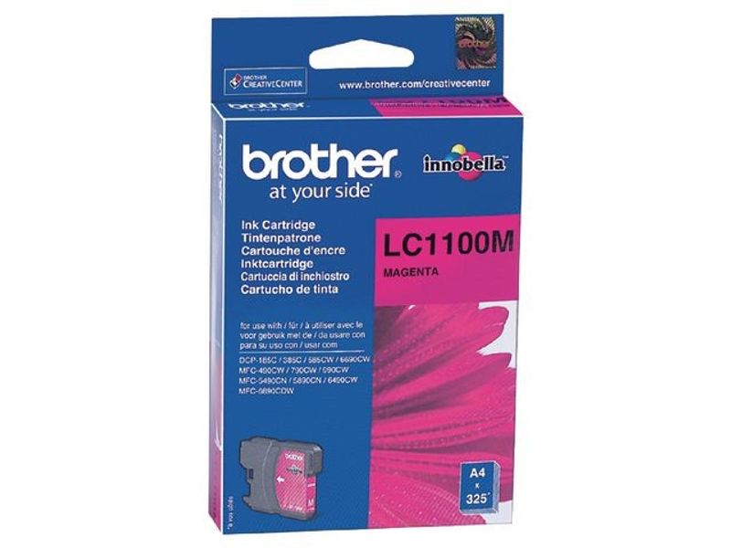 Bläckpatron BROTHER LC1100M magenta