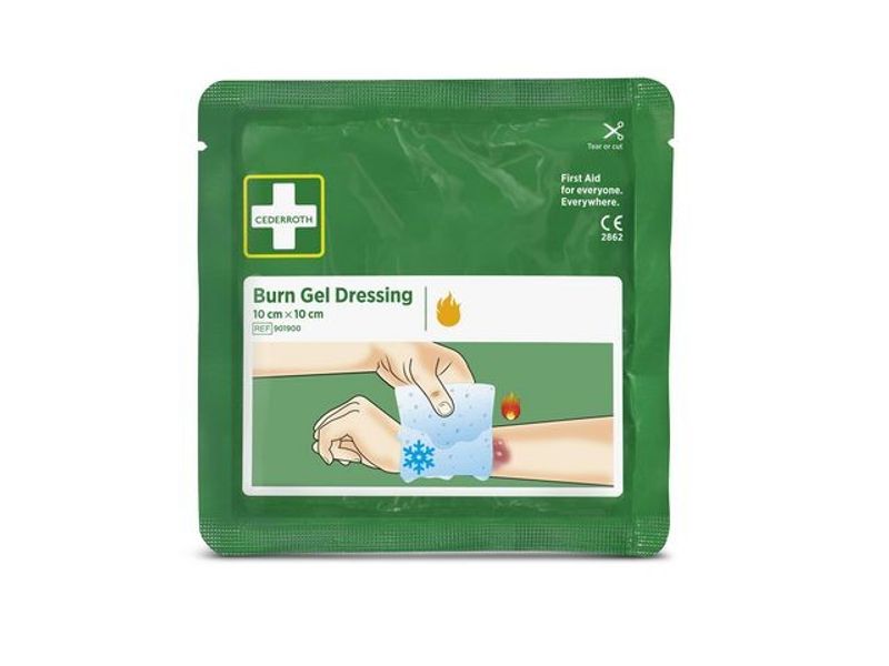 Kompress Burn Gel CEDERROTH 10x10cm 2/fp