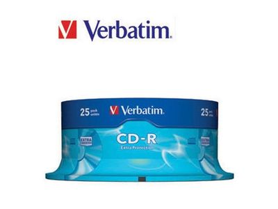 CD-R VERBATIM 700MB 25/fp